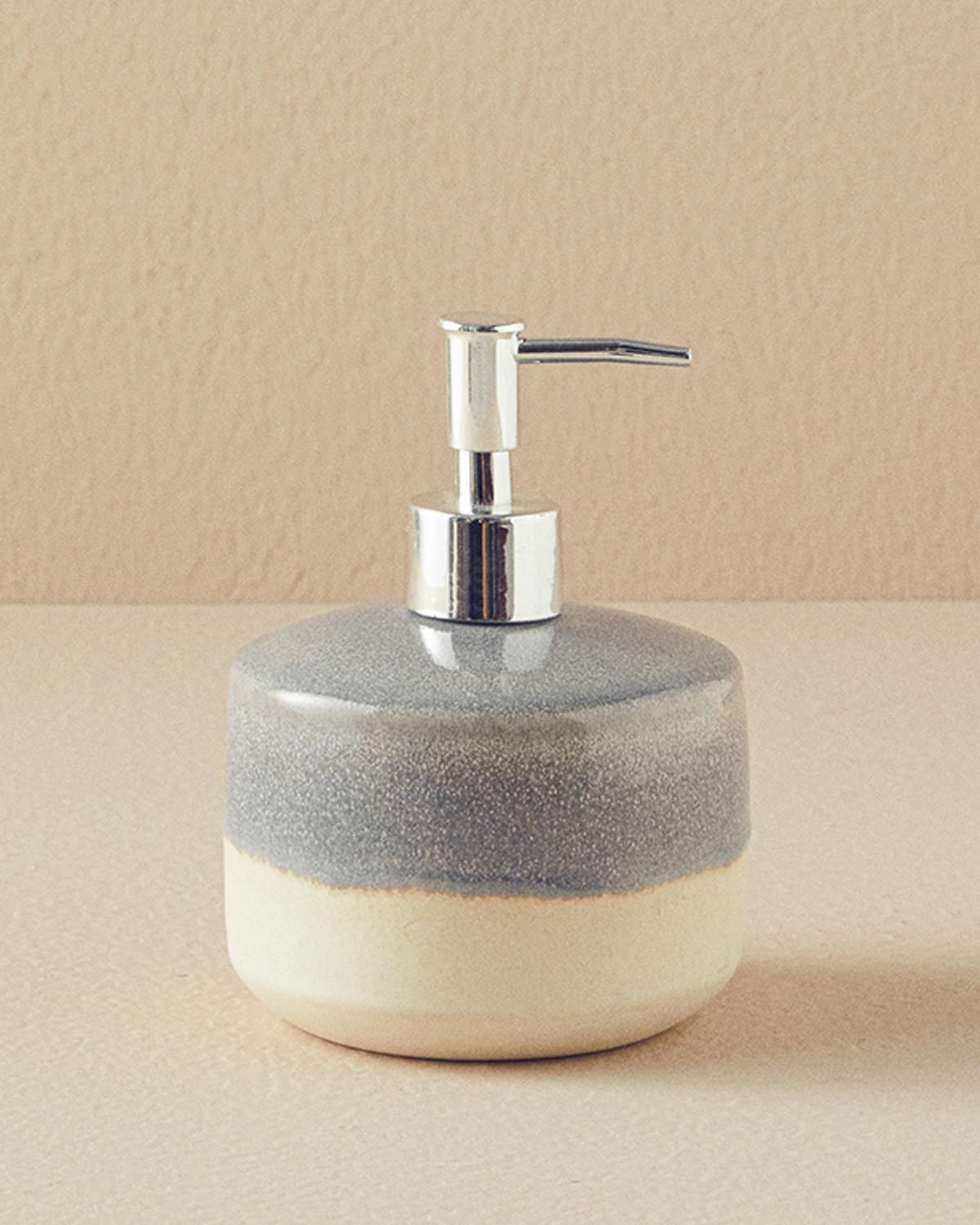 Renne Комплект За Баня 3 бр. Керамика 11x15+7,5x10,5+11x2,5 см Екрю - Син