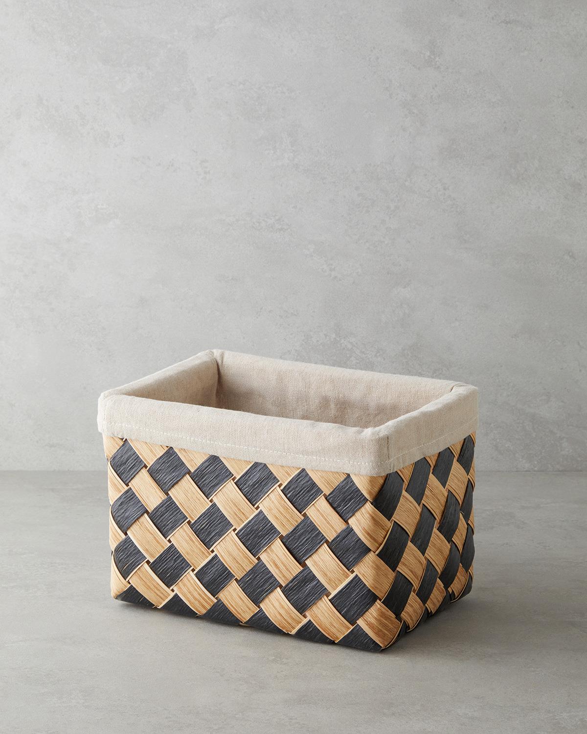 Resta Кошница 19x18см Натурален - Черен