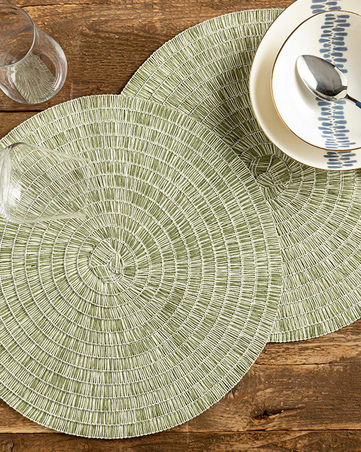 Rich Подложки За Хранене 2 бр. Хартия 38 см Зелен