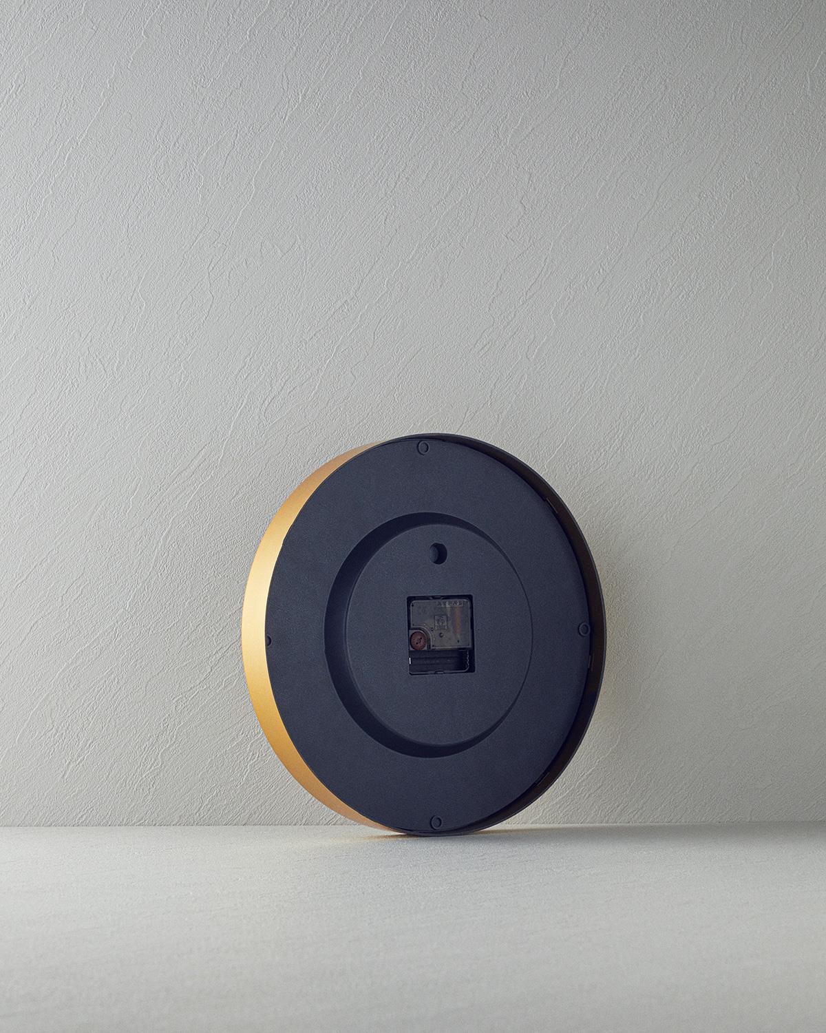 Rita Plastic Wall Clock Beige