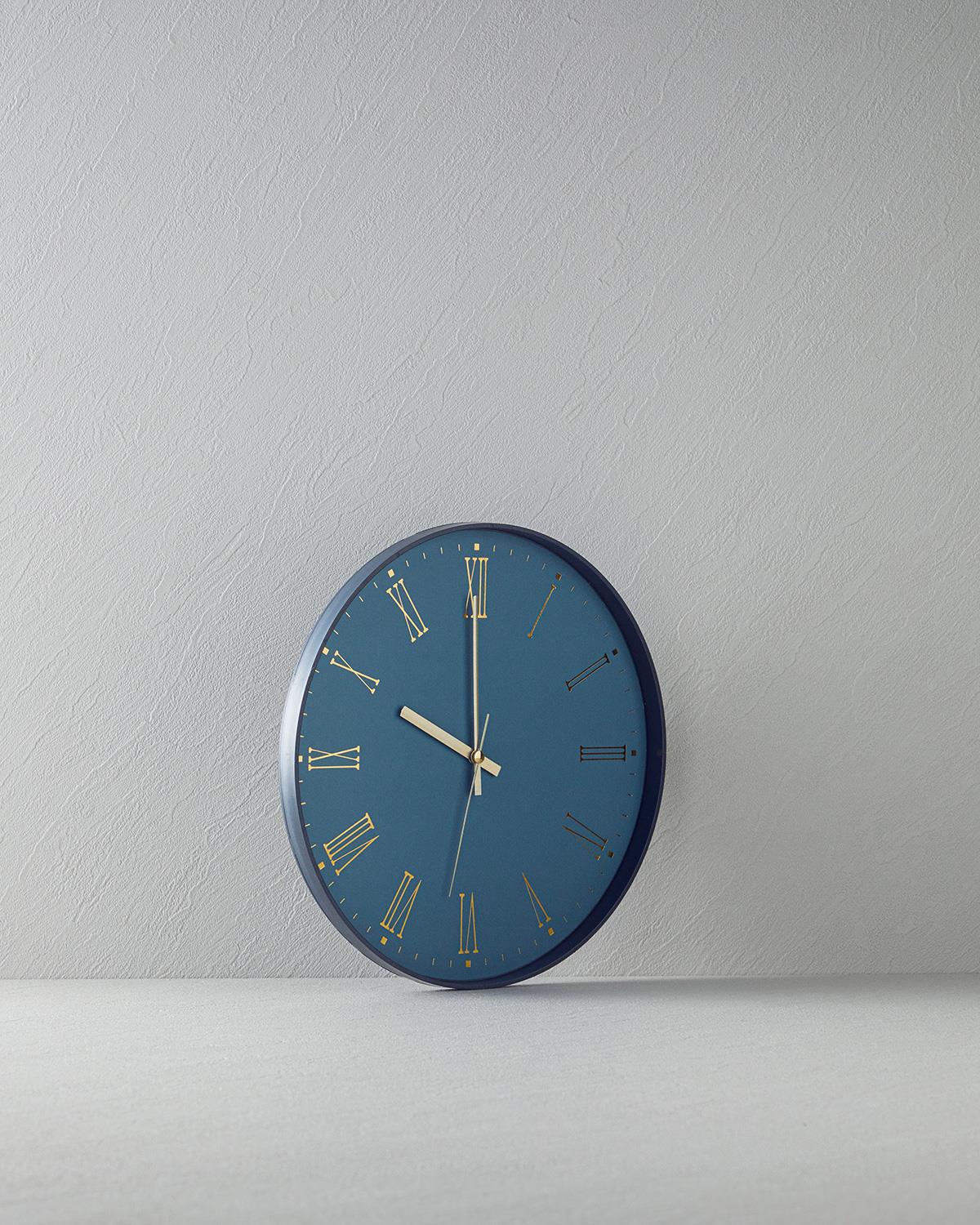 Rita Plastic Wall Clock Green