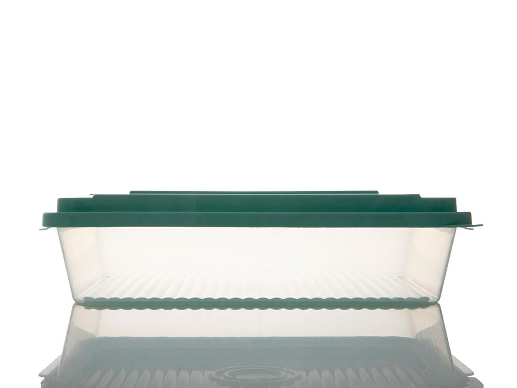 Rocket КУТИЯ ЗА СЪХРАНЕНИЕ Правоъгълно голямо Пластмасов 3,5L Green