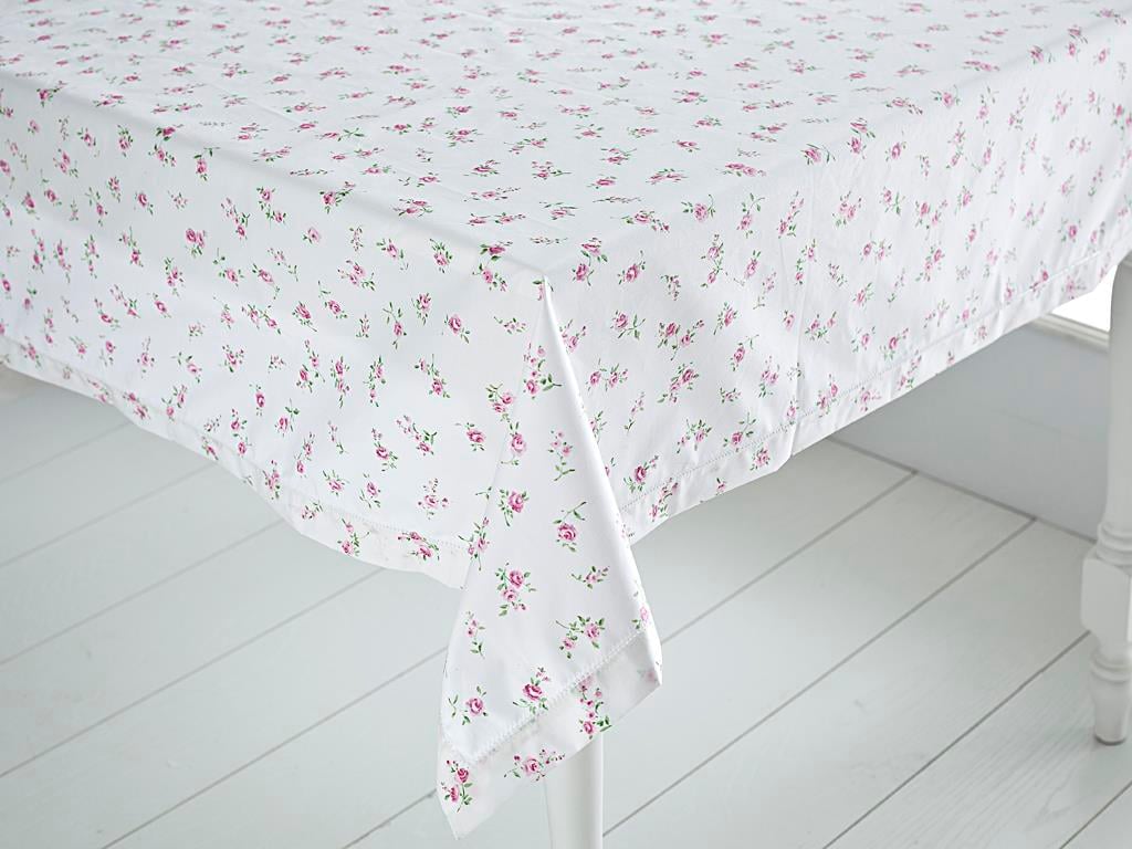 Rosa Покривка за Маса Акрилно покритие ажурно Отпечатано . Pink