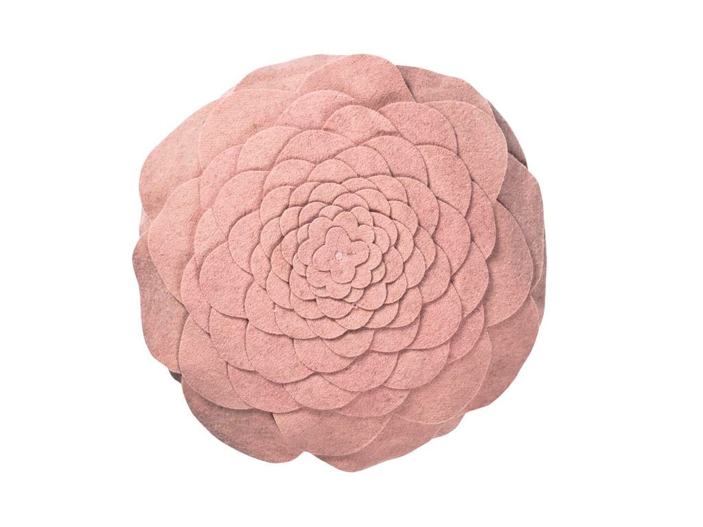 Rosa ВЪЗГЛАВНИЦА Под формата на роза Вълна 40 cm LightRose