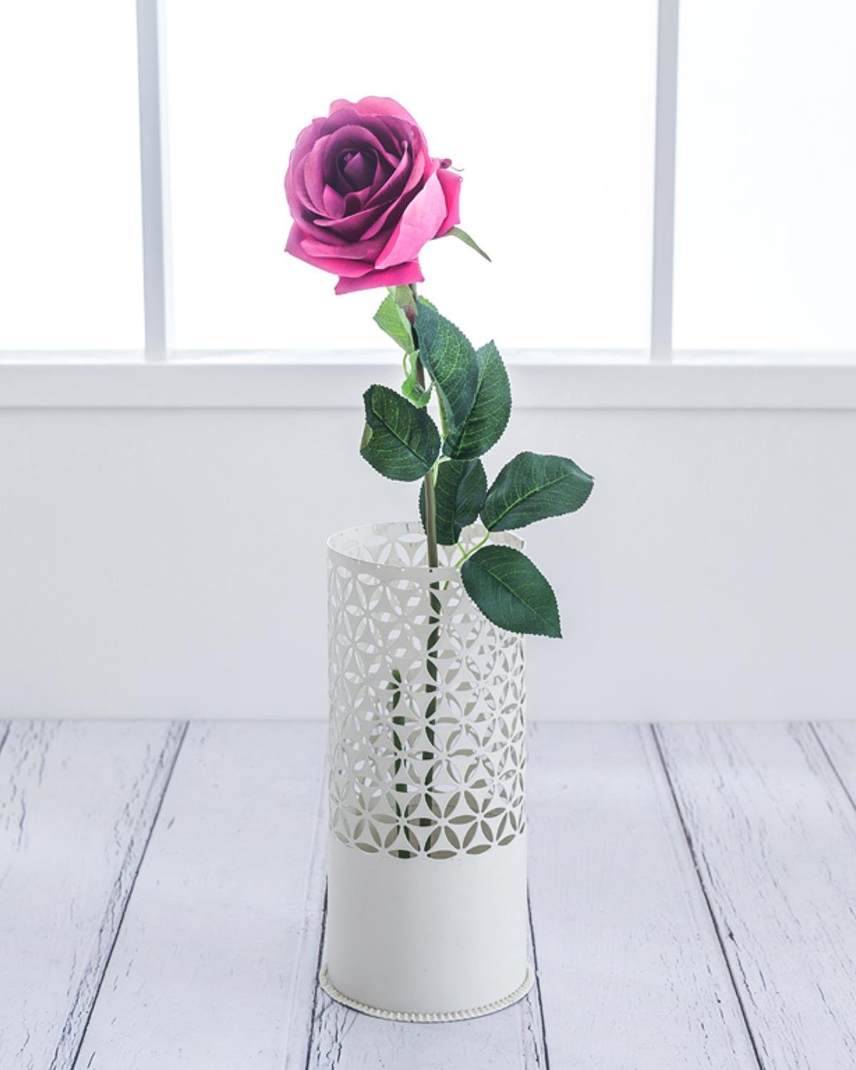 Rose Bud Изкуствено Цвете 78 см Цикламен