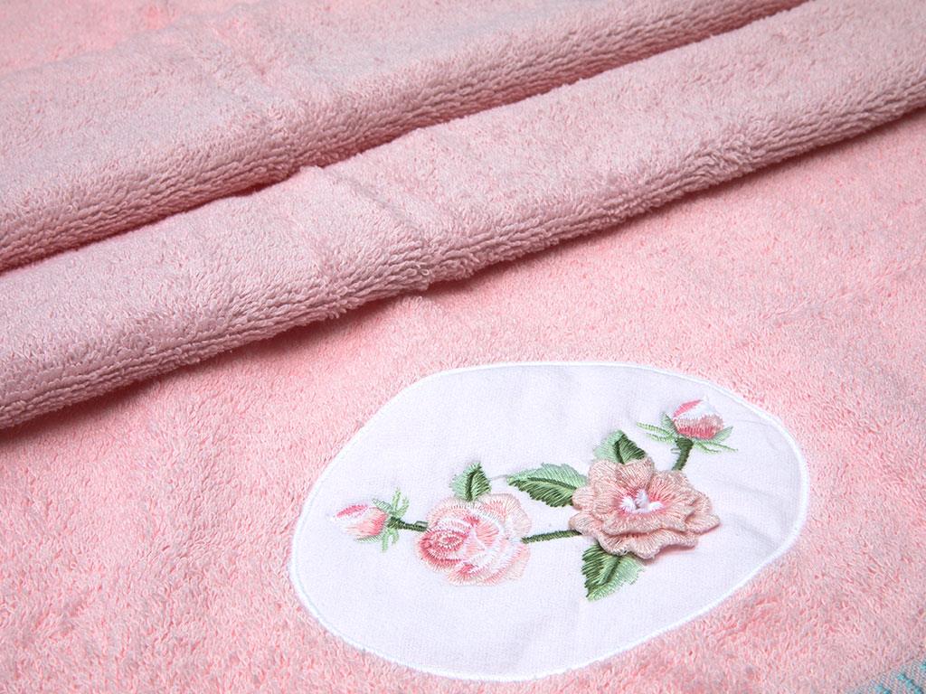Rose Bunch ХАВЛИЯ ЗА ЛИЦЕ Бродирани 50x80 cm Pink