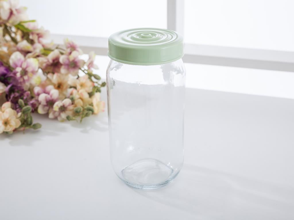Rose БУРКАН Стъклен с капак Cam 1L Mint