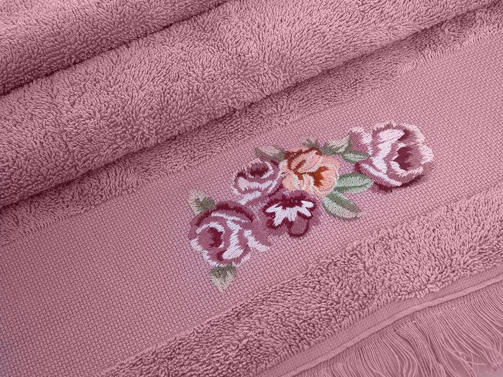 Rose Luster ХАВЛИЯ ЗА ЛИЦЕ Бродирани 50x80 cm Rose Color