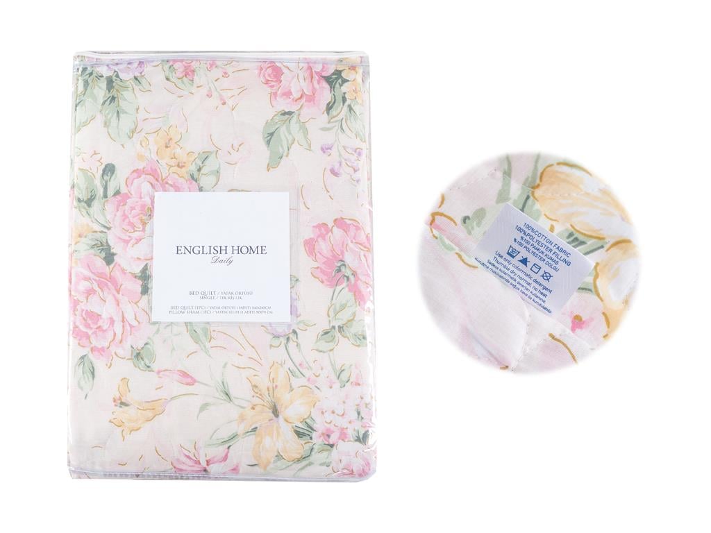 Rose Romance ПОКРИВКА ЗА ЛЕГЛО К Tek Kişilik Памучен 160x240 cm Pink
