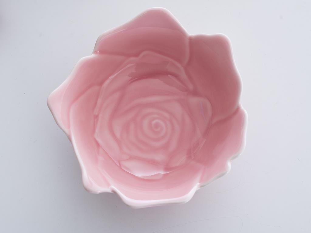 Rose Купа Stoneware 13x13x5 cm Pink