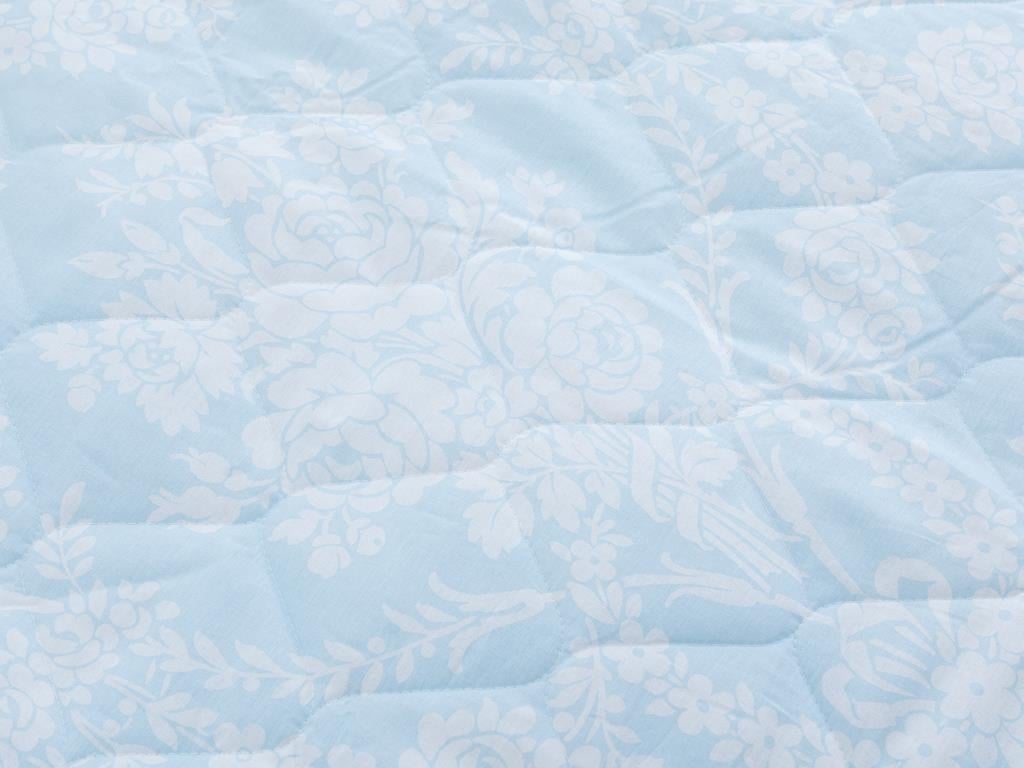 Rosella ПОКРИВКА ЗА ЛЕГЛО К Tek Kişilik Памучен 160x240 cm Light Blue