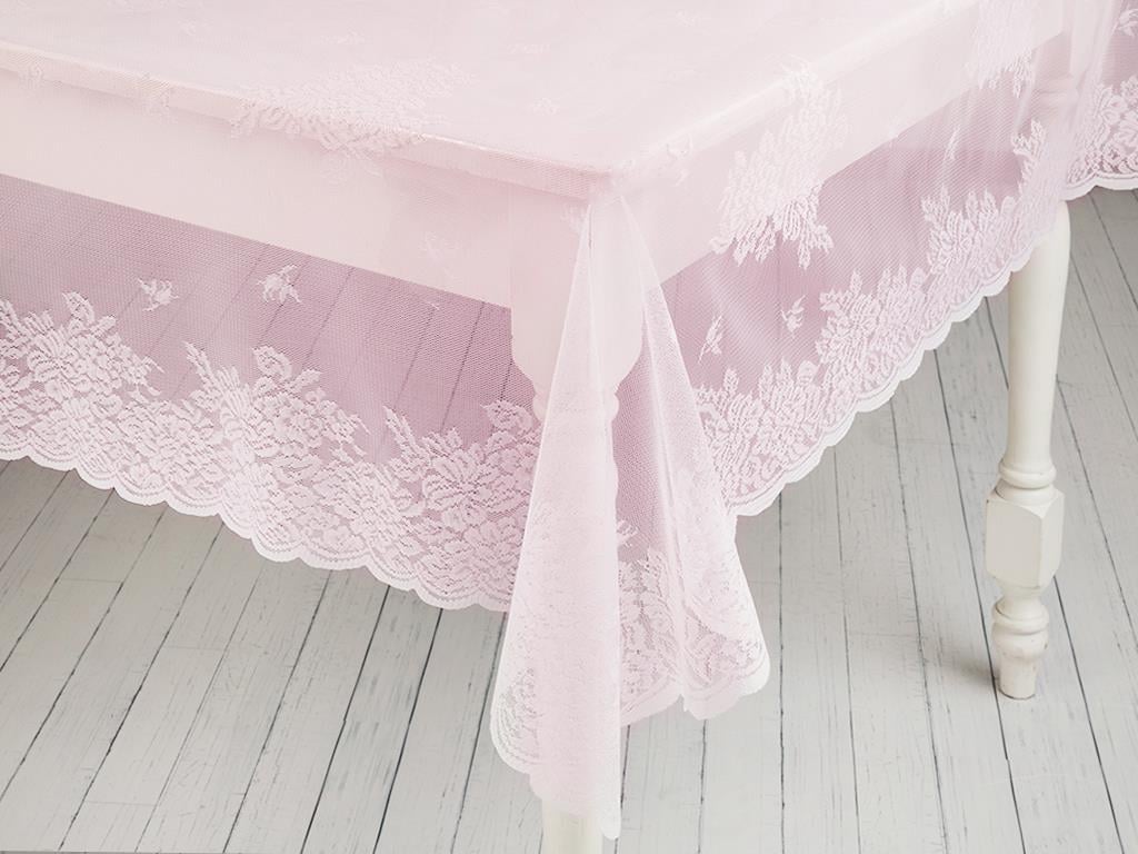 Rosemary Покривка за Маса Плетиво 180x270 cm Pink