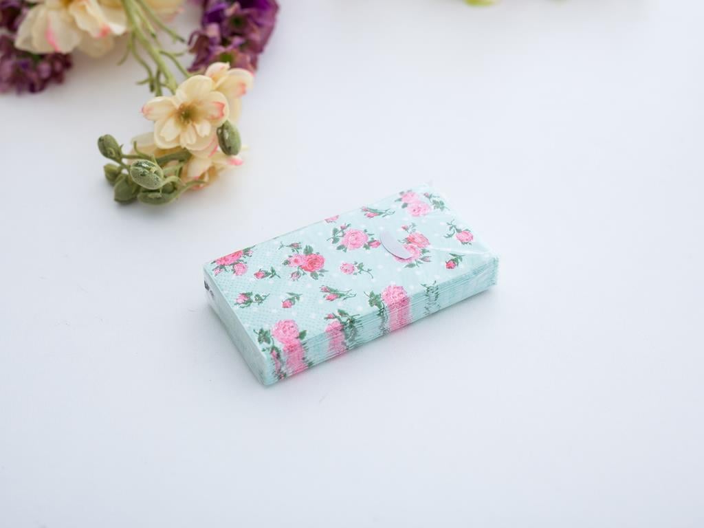 Roses ХАРТИЙНИ САЛФЕТКИ Хартия 21x21 cm Mint