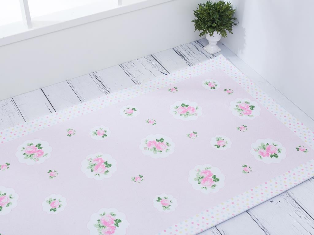 Rosey Rosses КИЛИМ Отпечатано 80x140 cm Pink