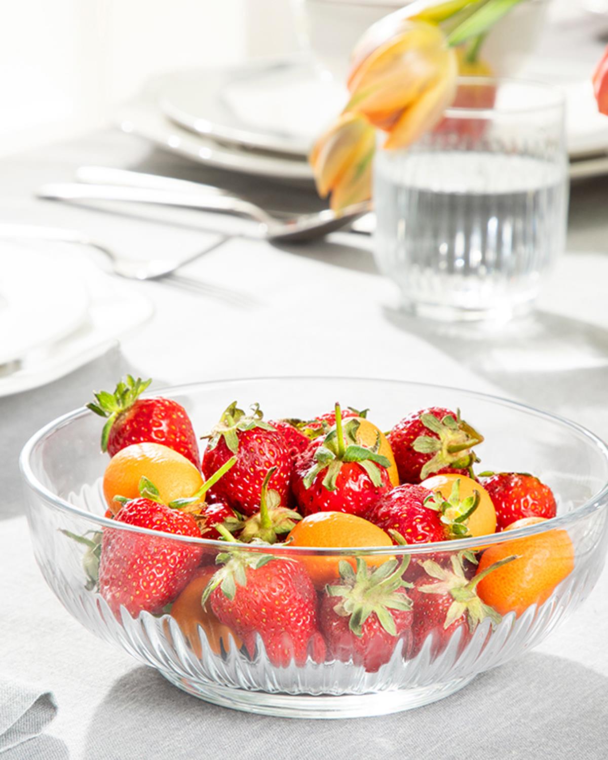 Roso Купа За Салата Стъкло, Прозрачен, 1500 Ml