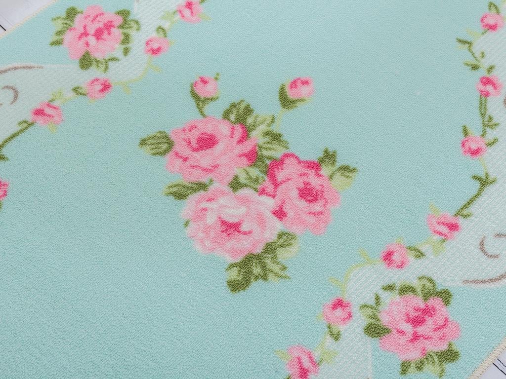 Rosy Cove КИЛИМ Отпечатано 80x150 cm Pink-Mint