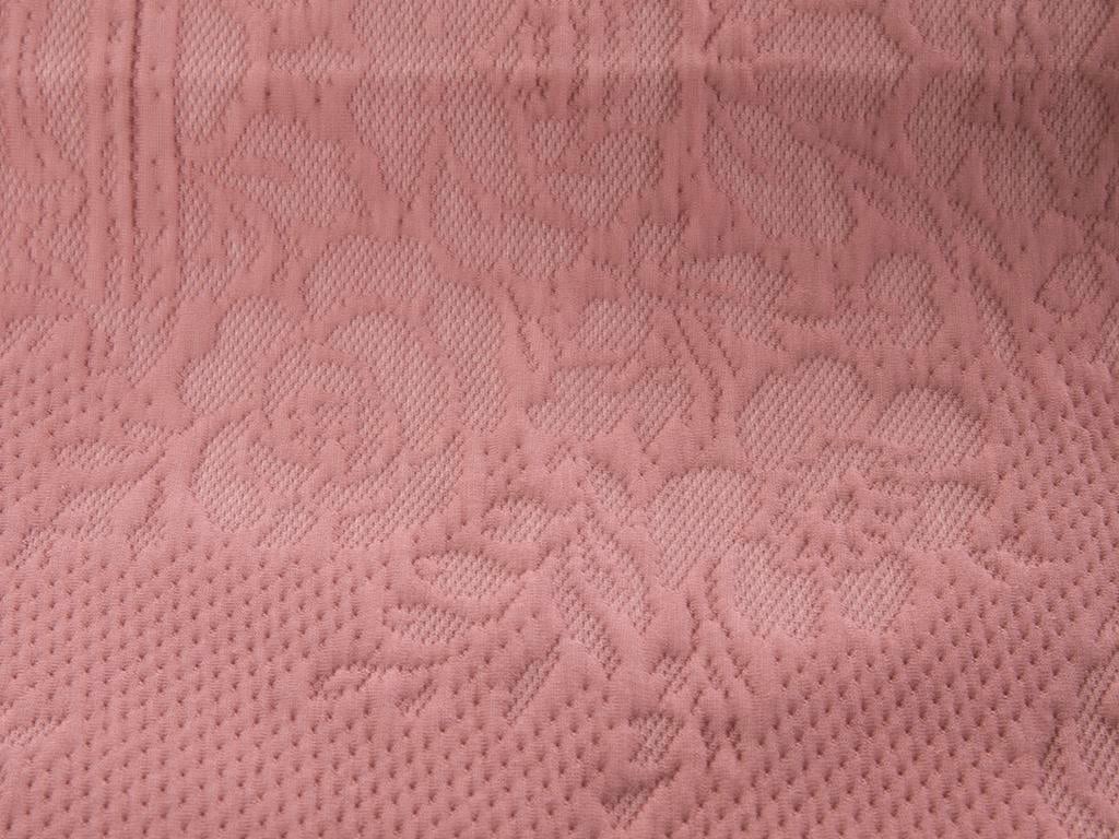 Rosy Damask ПОКРИВКА ЗА ЛЕГЛО К За един човек Плетиво 160x240 cm Pink