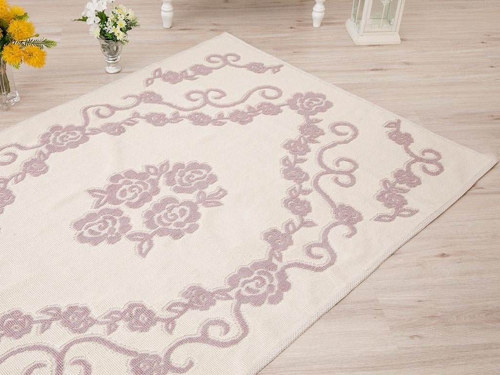 Rosy Life КИЛИМ Памучен 120x180 cm Cream-Lilac