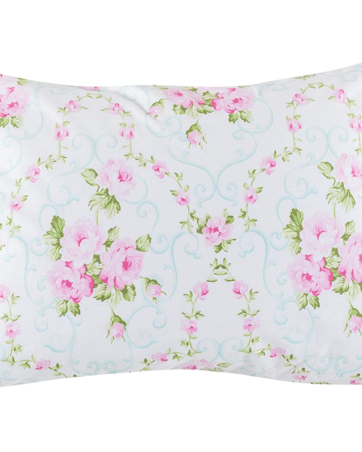 Rosy Love Калъфка За Възглавница 2 бр. Памучен 50x70 см Розов