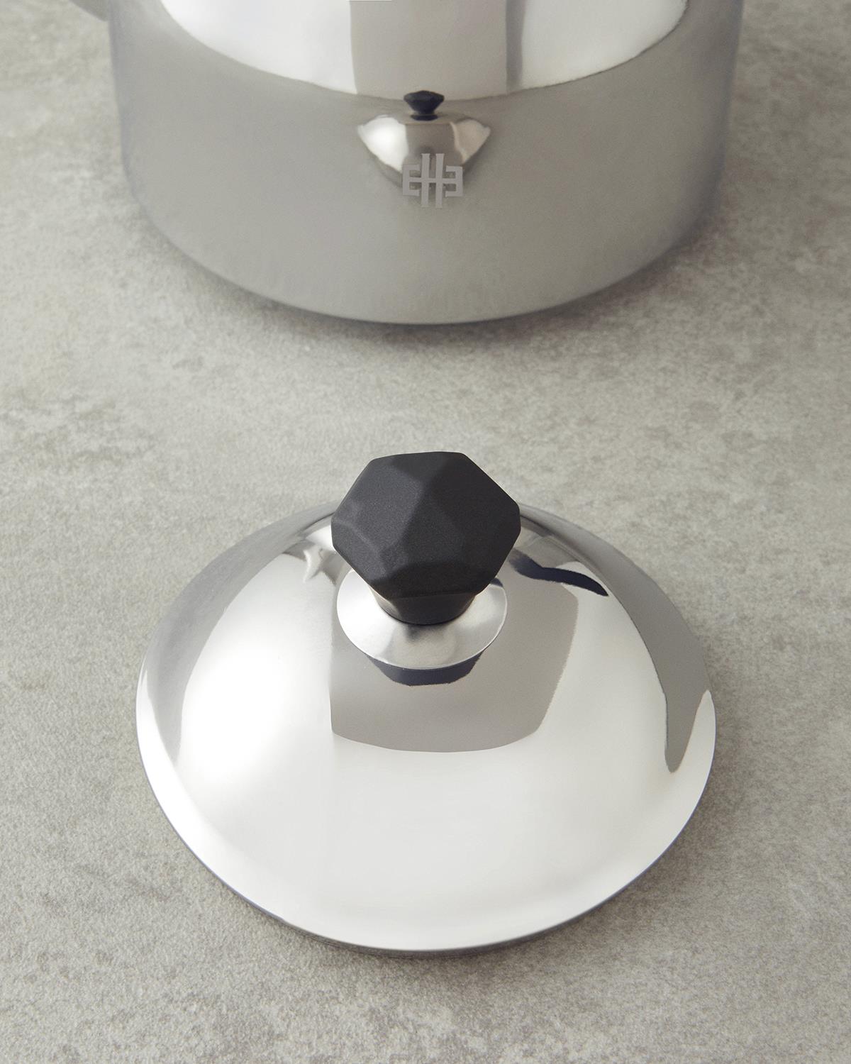 Roxane Чайник Среден размер Стомана 1.20-2.20 л Черен