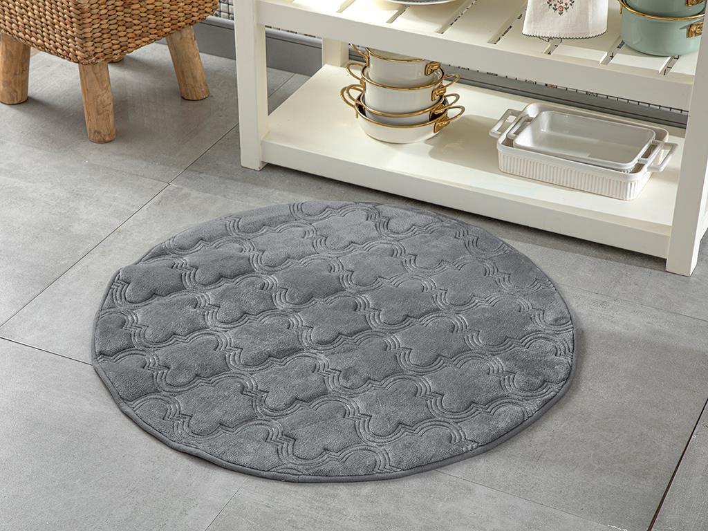 Roxbury Emboss Anti-slip Base Kitchen Mat 90x90 cm Anthracite