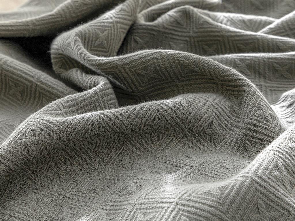 Royal Trellis ПОКРИВКА ЗА ЛЕГЛО К Голям размер Kabartma Jakar 260x280 cm Gray
