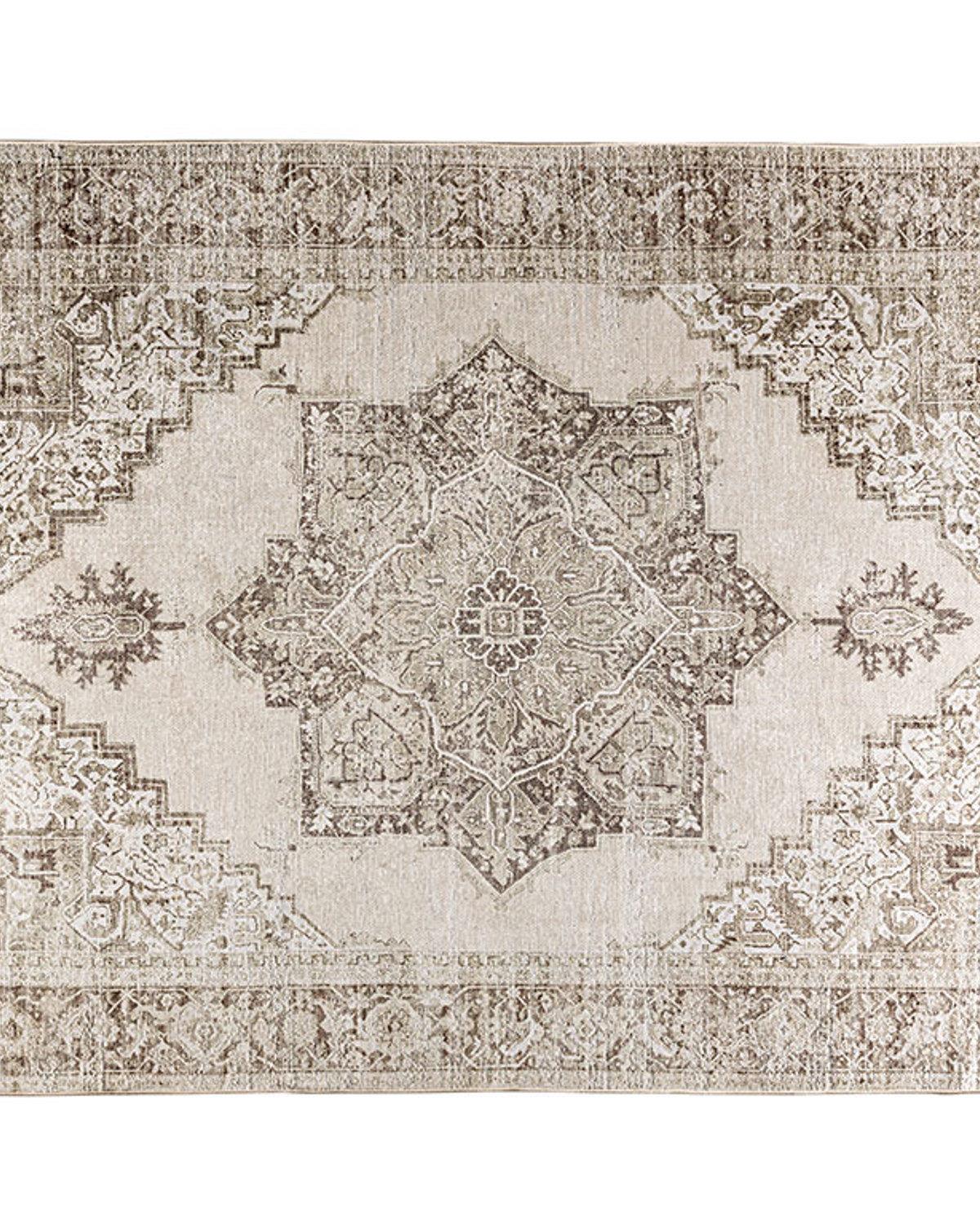 Rustic Декоративен Килим Тъкан 160x230 см Екрю - Бежов