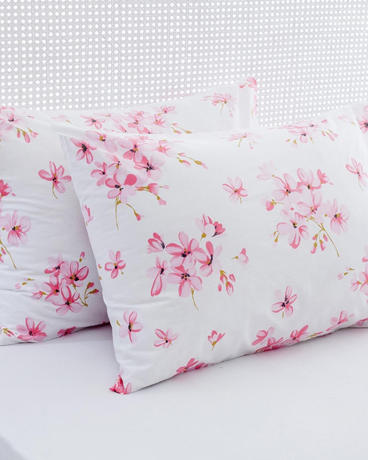 Sakura Калъфка За Възглавница 2 бр. Памучен 50x70 см Розов