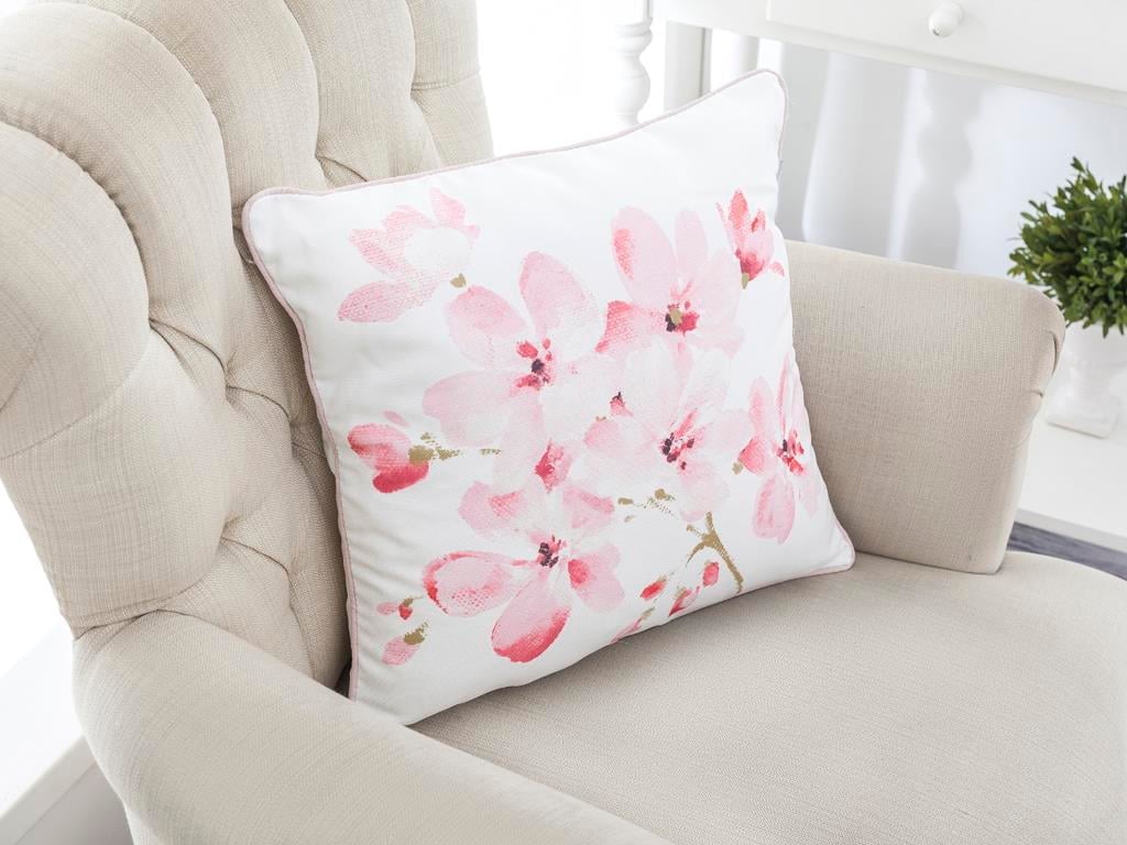 Sakura ВЪЗГЛАВНИЦА Вътрешен кок Дигитална щампа 40x40 cm Pink