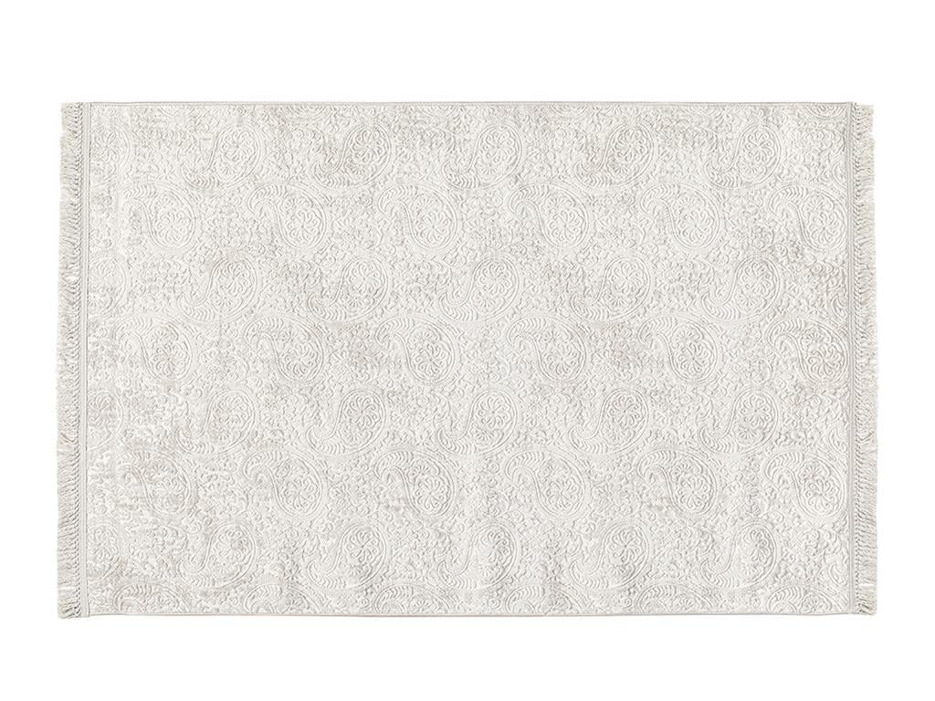 Şal Desen Polyestere Carpet 120x180 cm Ecru