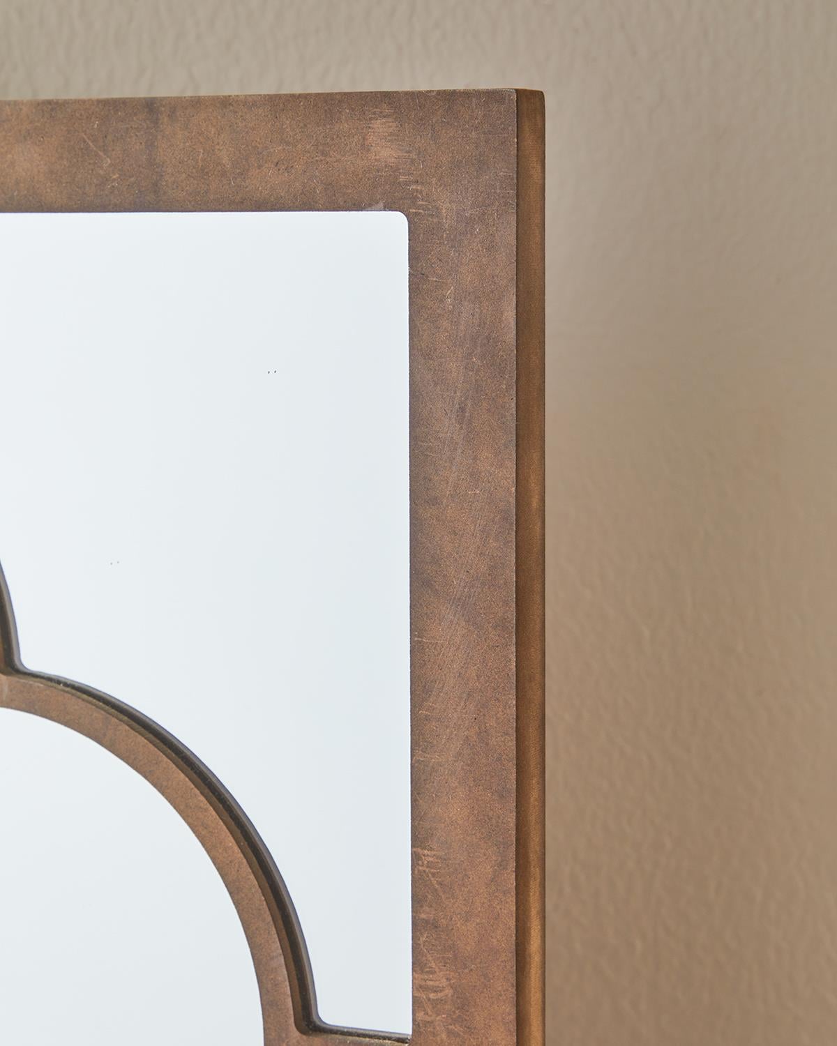 Sandra Wooden Mirror 50x50 cm Natural