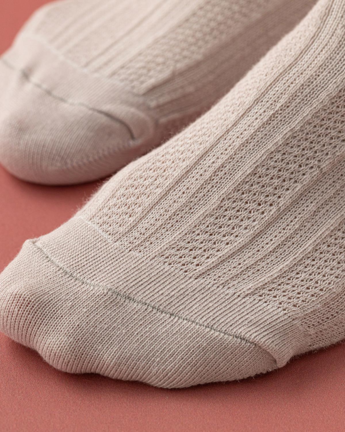 Sara Чорап Дамски 3 Бр., Памучен, Екру-Бяло-Сиво, 36-40