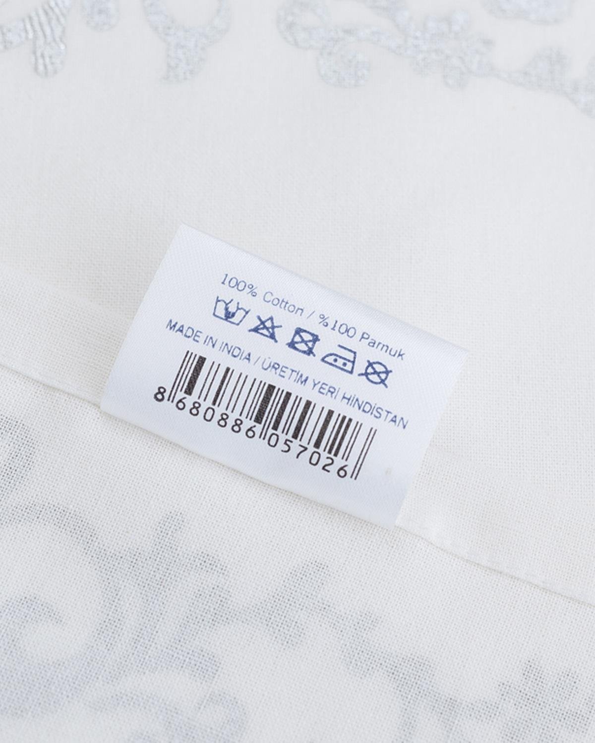 Scroll Подложки За Хранене 2 бр. С щампа 33x48 см Сребърен