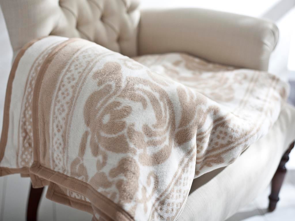 Scroll ОДЕАЛО Двоен Памучен 200x220 cm Beige