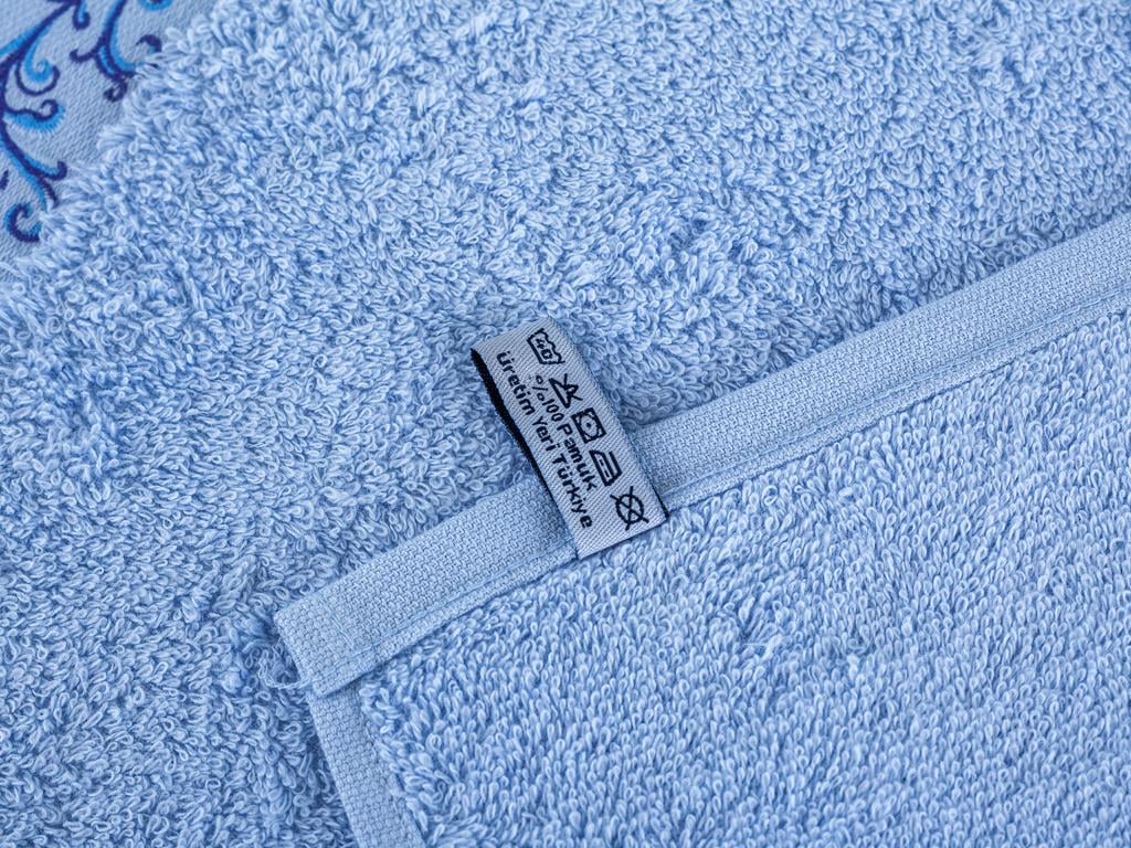 Scroll ХАВЛИИ ЗА РЪЦЕ Бродирани 30x45 cm Light Blue