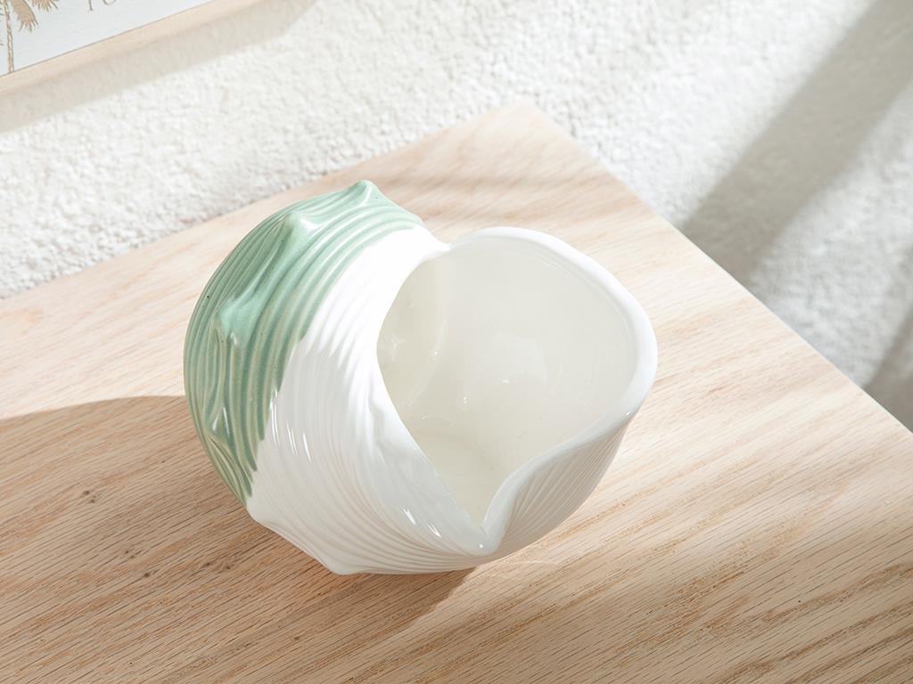 Seashell ДЕКОРАТИВЕН ПРЕДМЕТ 14,7x12,3x8,7 cm Green