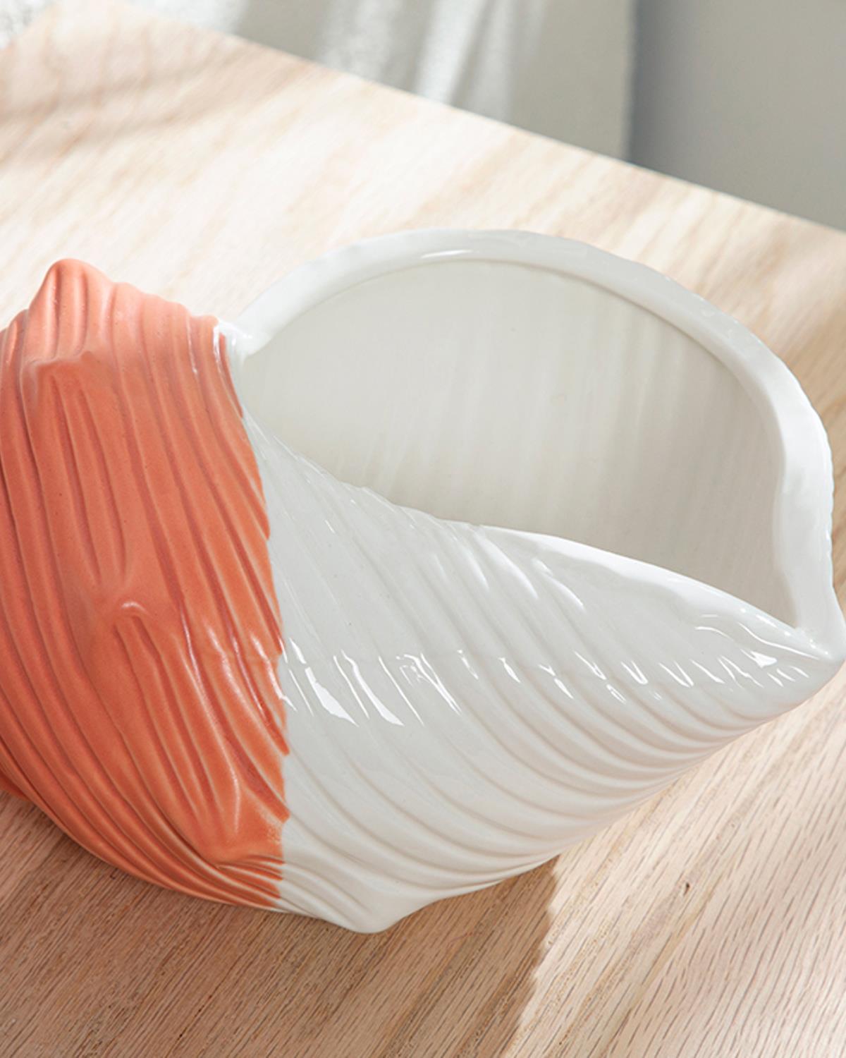 Seashell Декоративен Предмет 19,5x16,1x10,5 см Оранжев