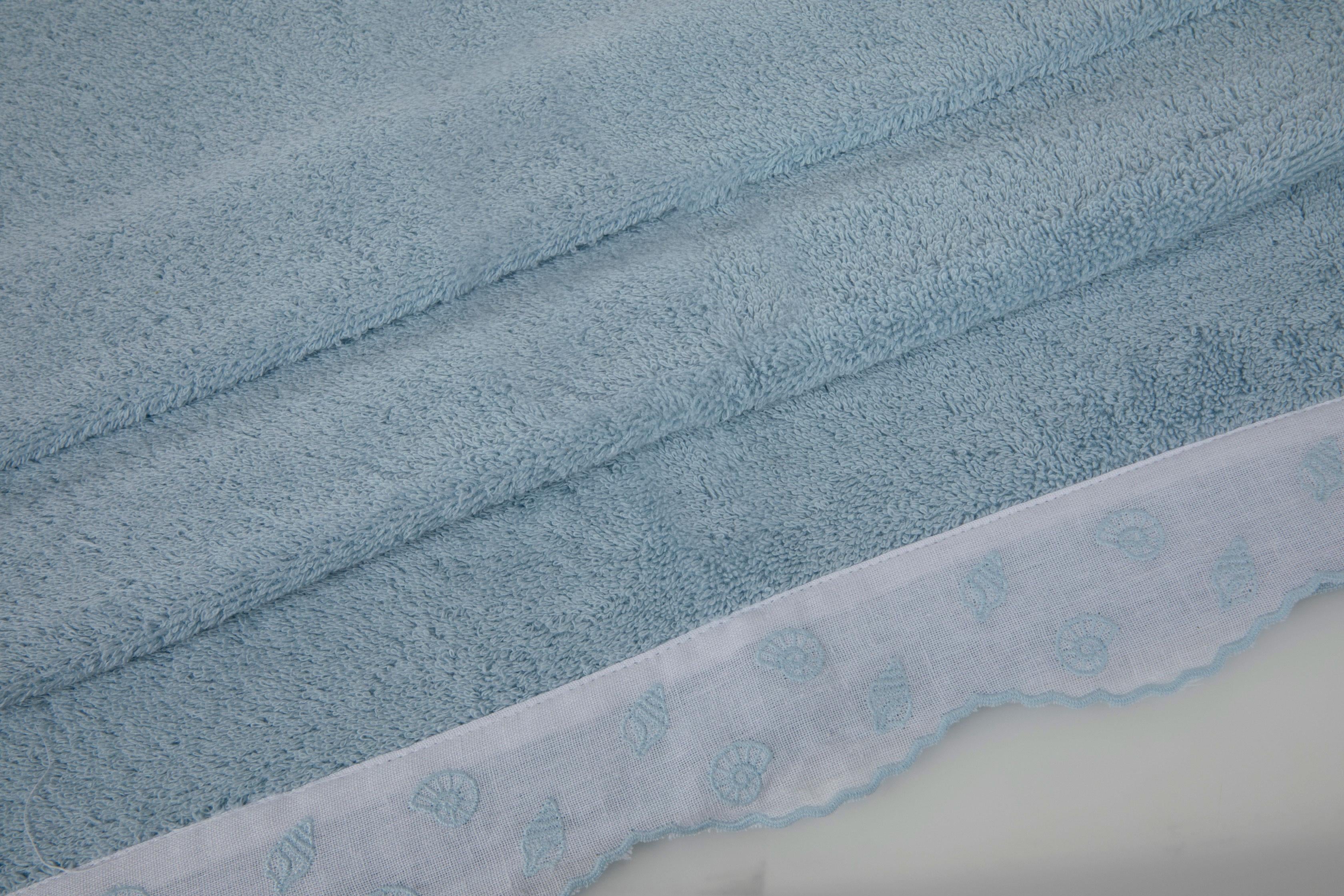 Seastars ХАВЛИЯ ЗА ЛИЦЕ Бродирани 50x80 cm Light Blue