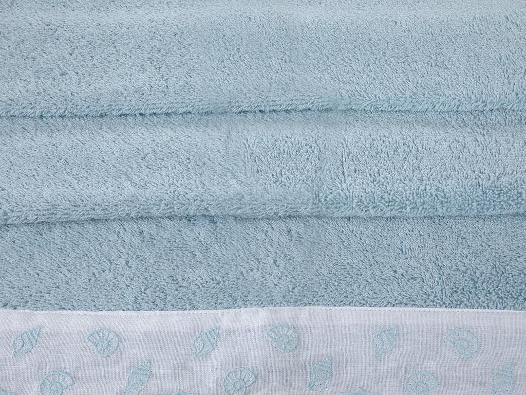 Seastars ХАВЛИЯ ЗА ЛИЦЕ Бродирани 50x80 cm Light Blue