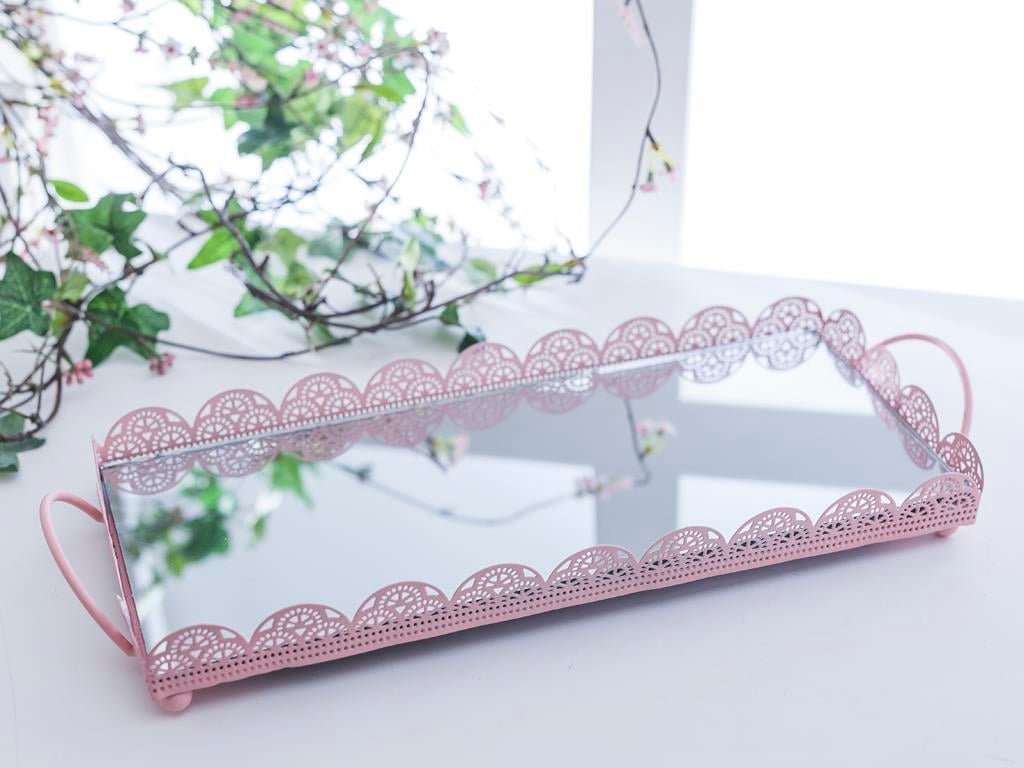 Semi ТАБЛА Ковано желязо 35,5x14,0x4,5 cm Pink