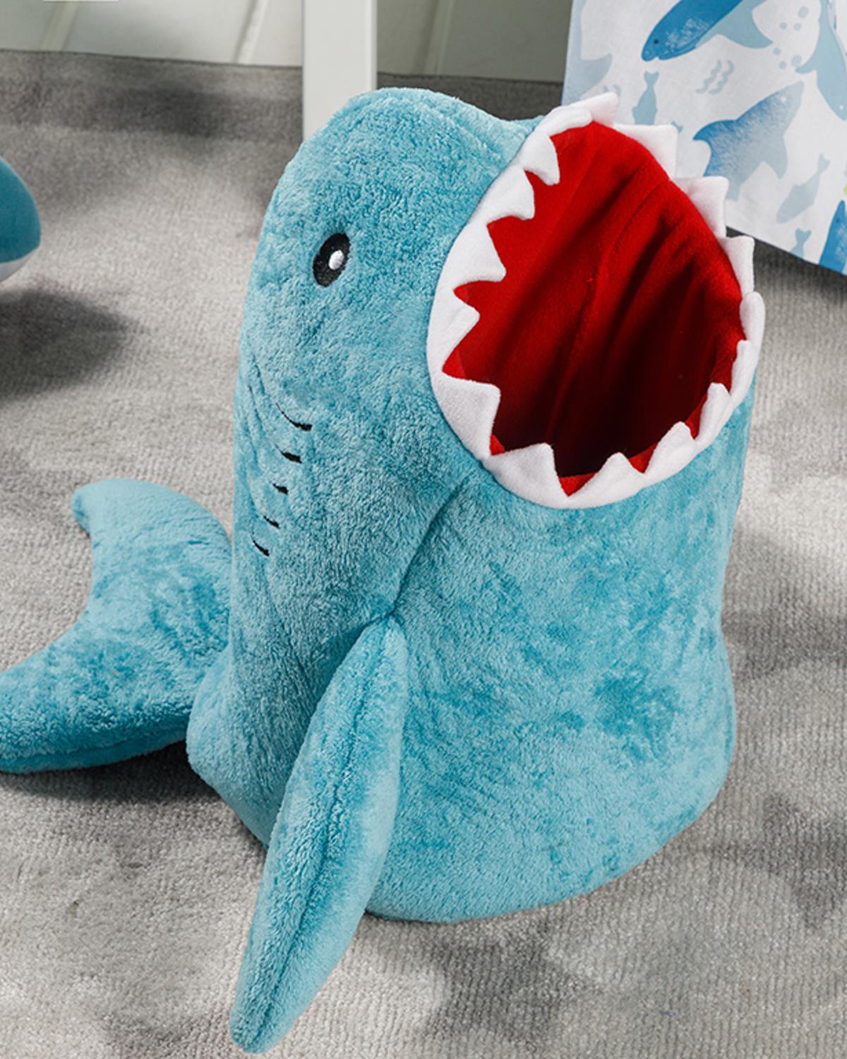 Shark Кошница За Играчки 68x41 см Син
