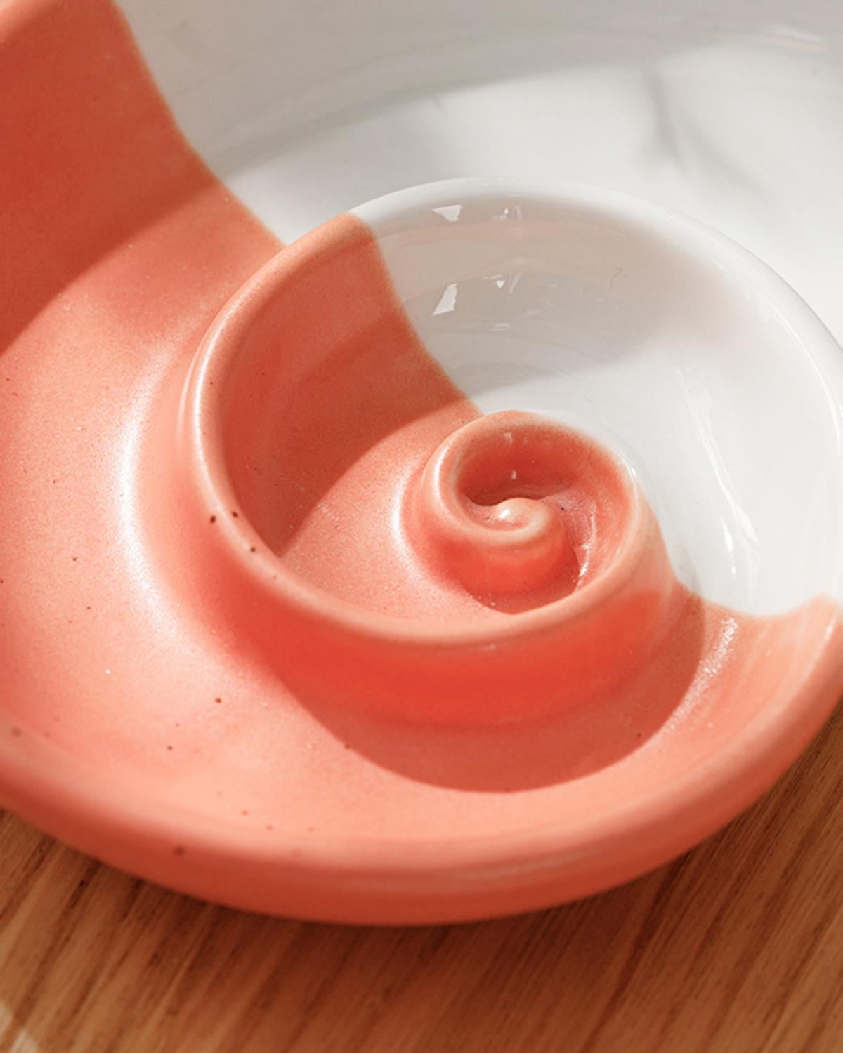 Shell Декоративна Чиния 14x10,5x2 см Оранжев