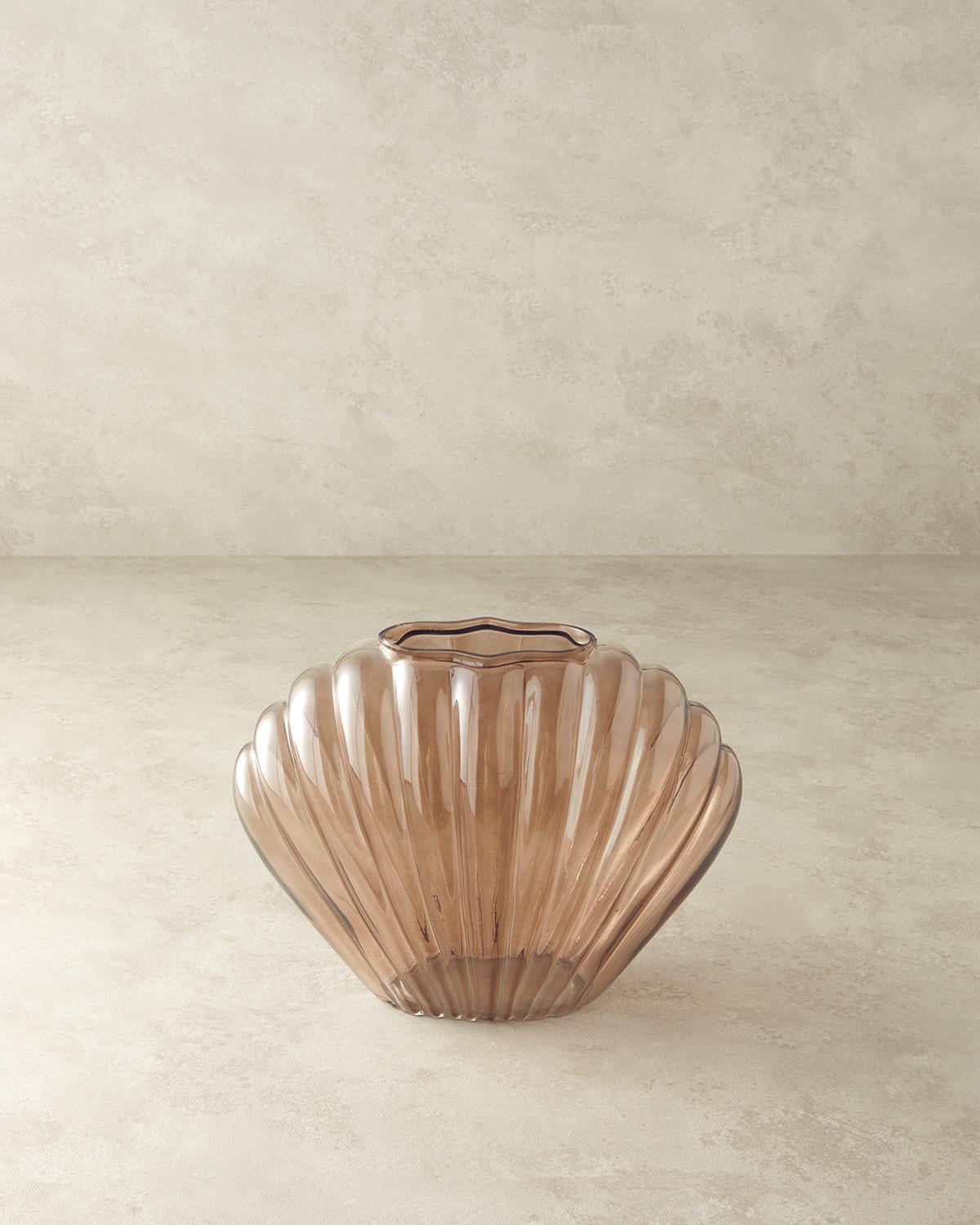 Shell Ваза 21 см Brown