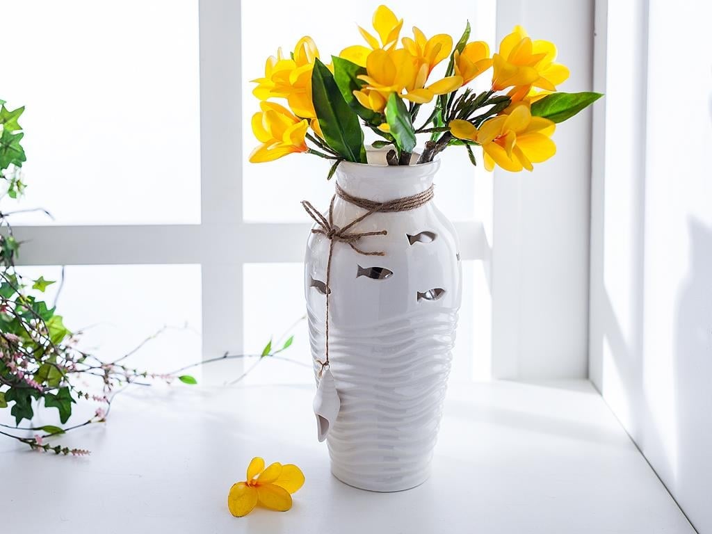 Shell ВАЗА Stoneware White