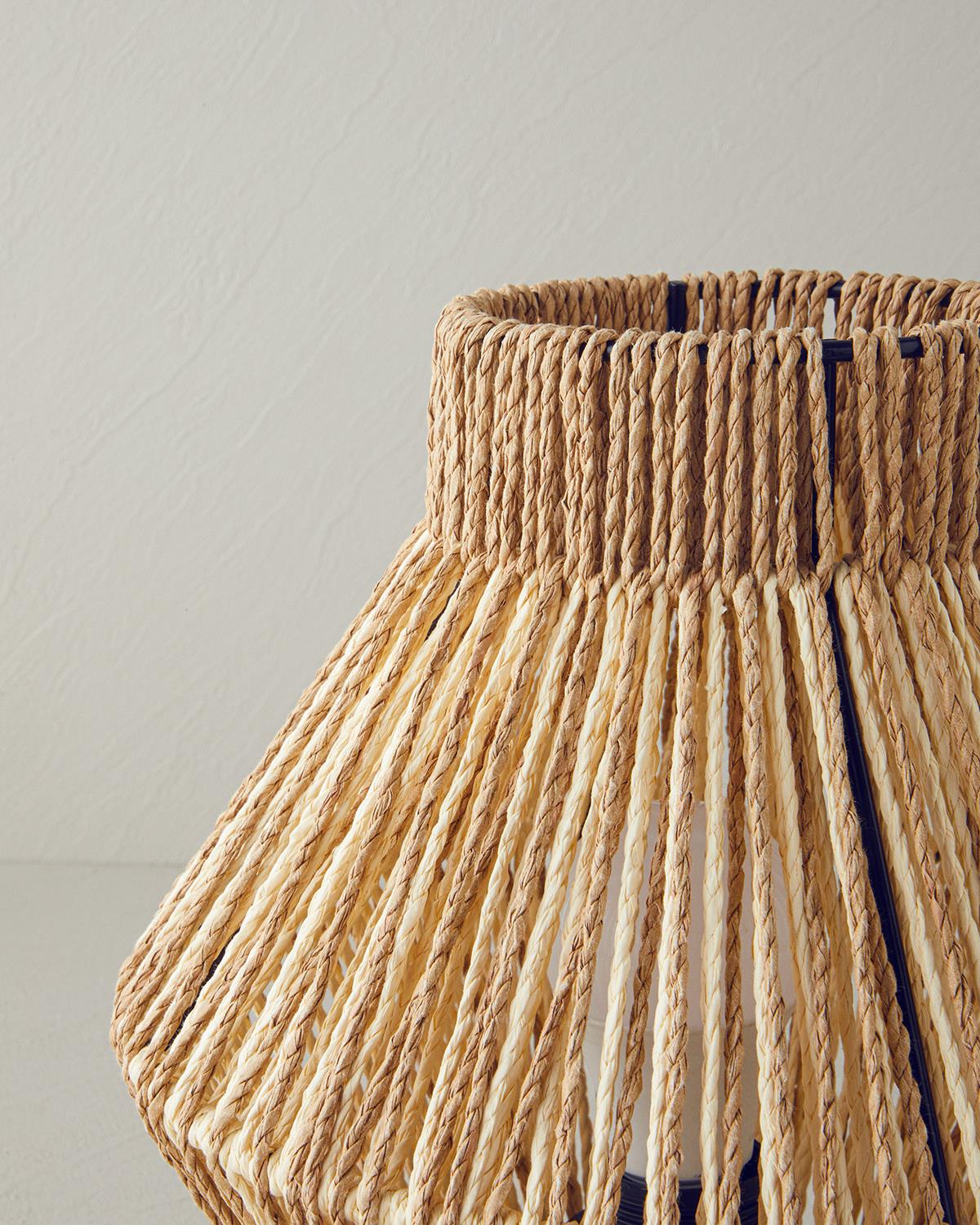 Silva Абажур Хартиено влакно 12x25x32 см Натурален..