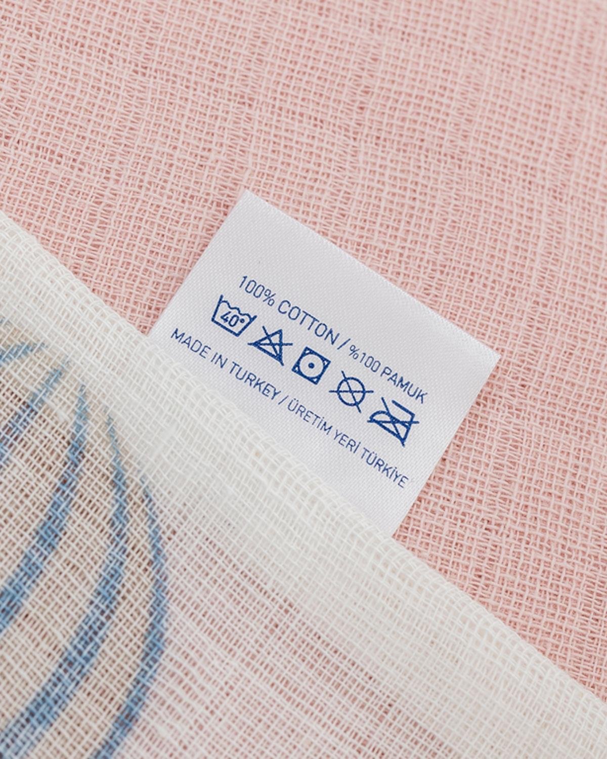 Sky Бебешко Покривало 2 бр. Муселин 100x100 см Розов