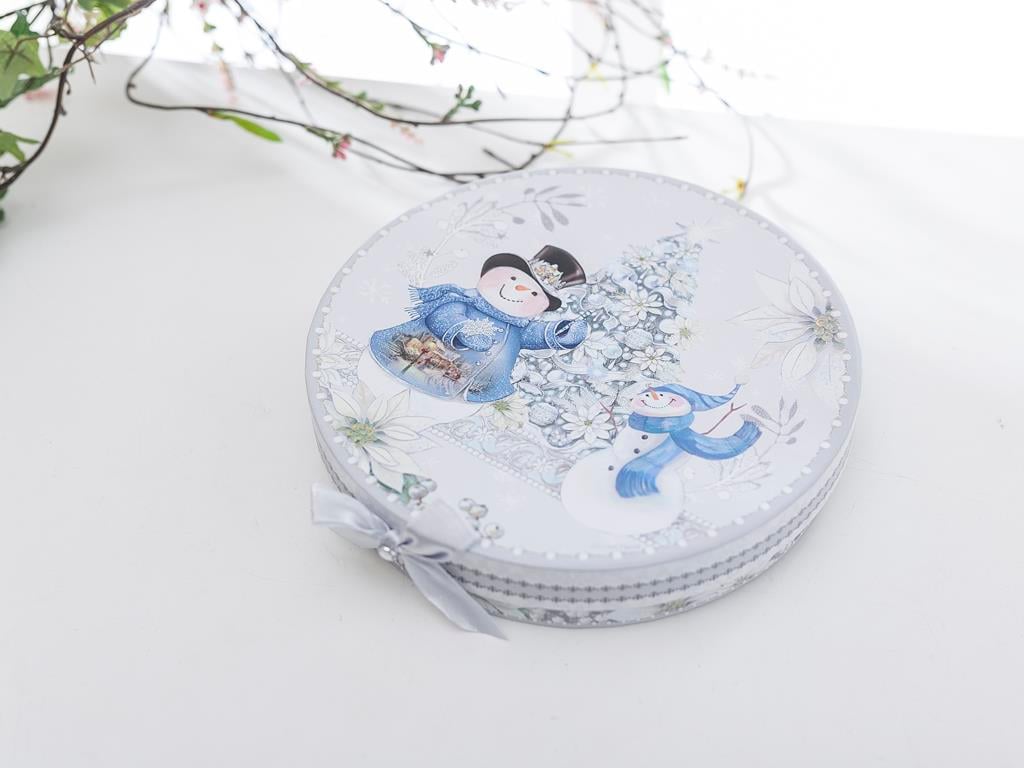 Snow Чиния за Торта Порцелан . Gray