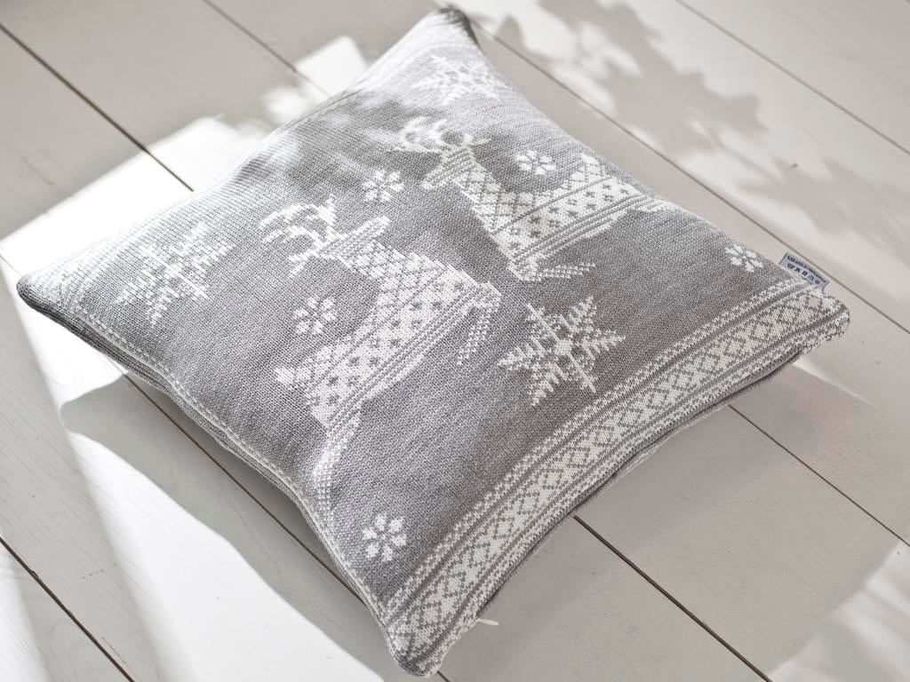 Snow Flake ВЪЗГЛАВНИЦА Трикотаж . Gray