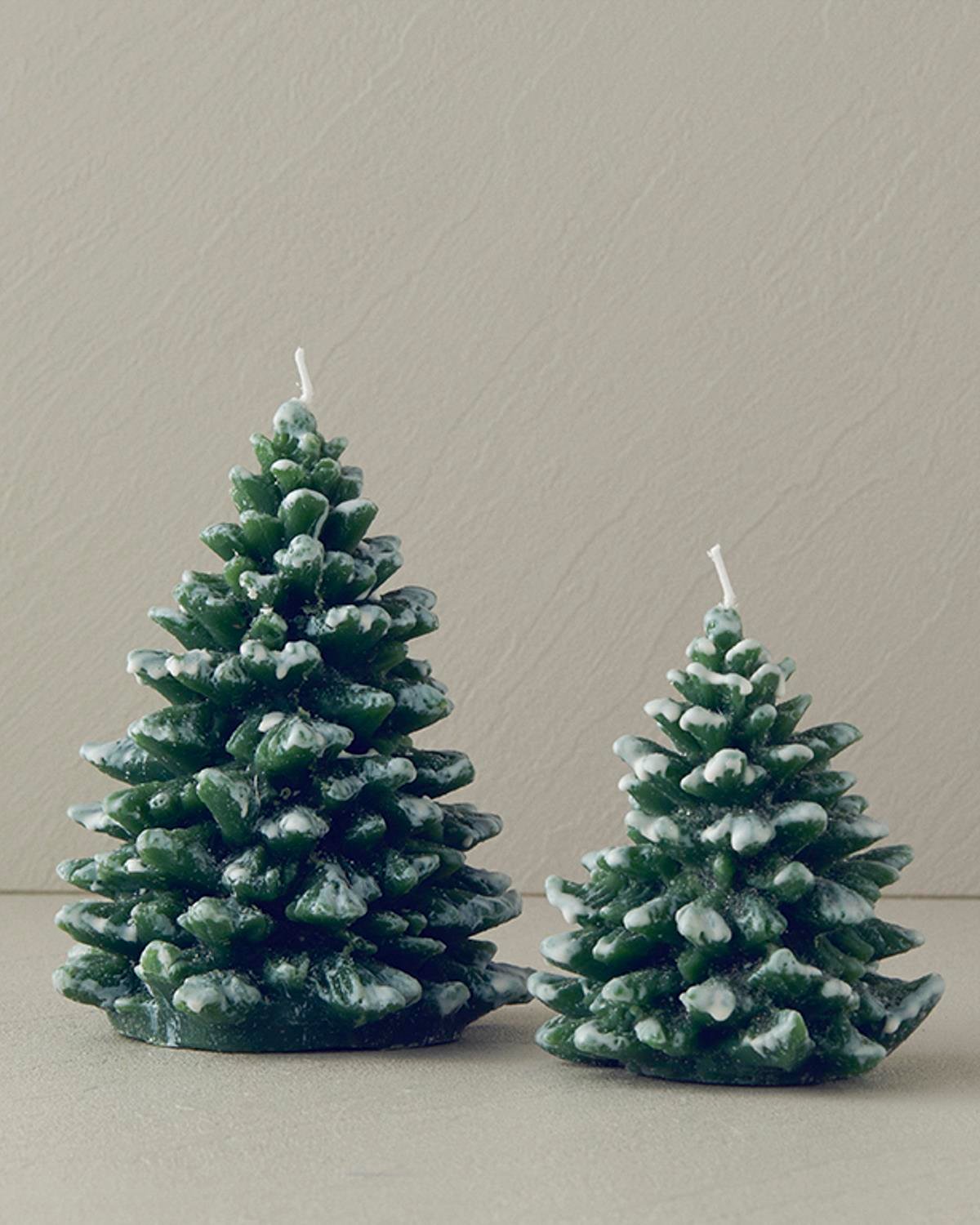 Snow Tree Свещ 10 см. Зелен