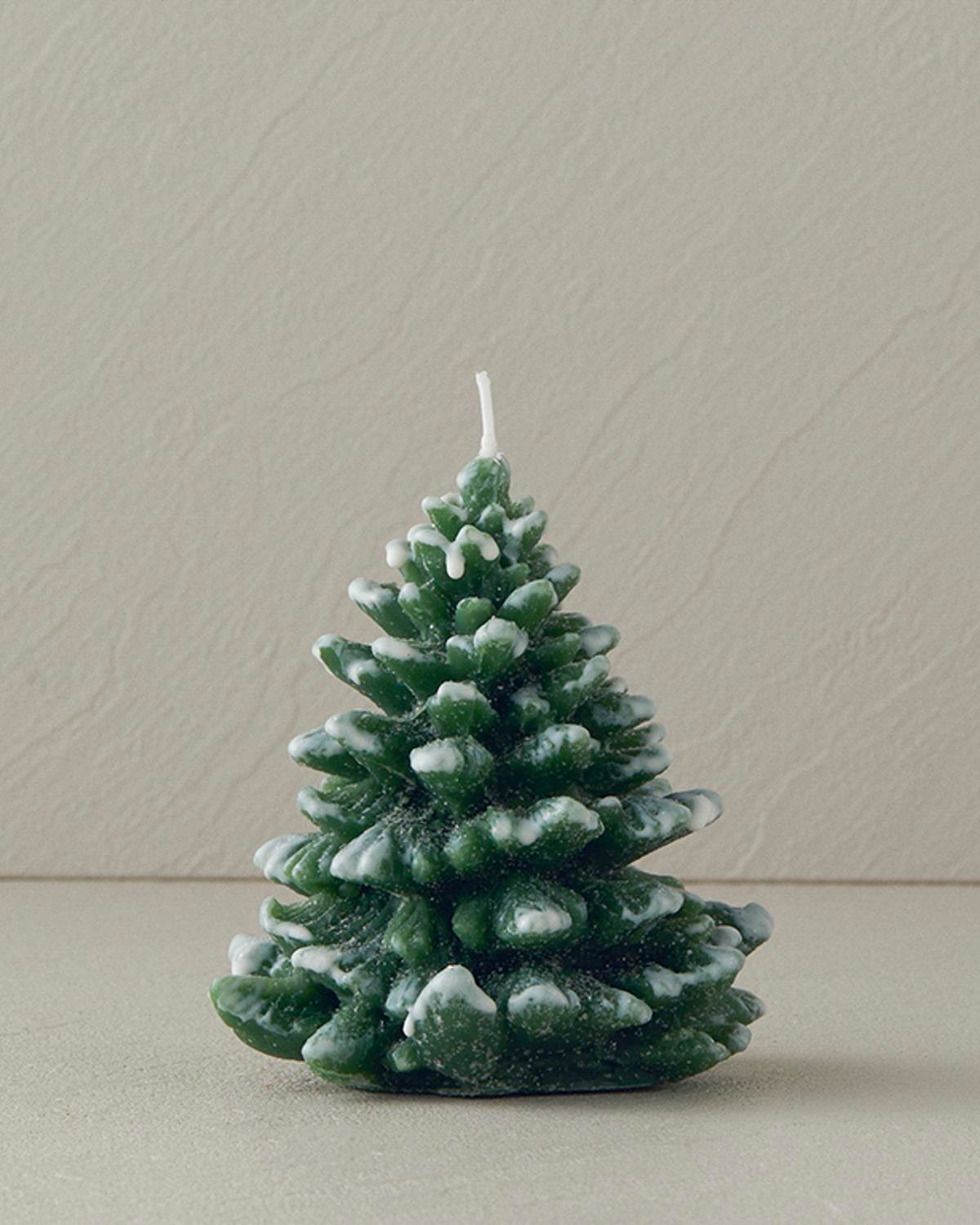 Snow Tree Свещ 10 см. Зелен